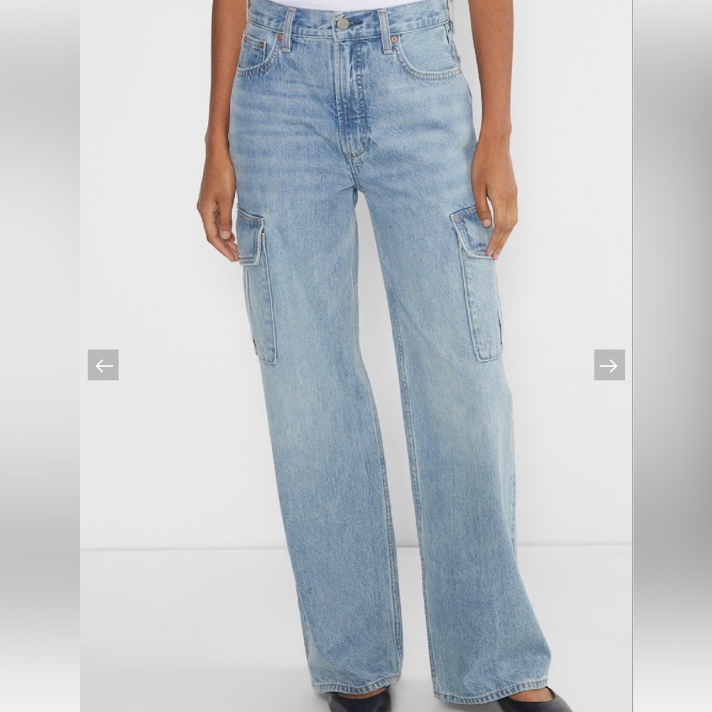 AGOLDE never worn Farrah Hi-rise Cargo Jean Size 25